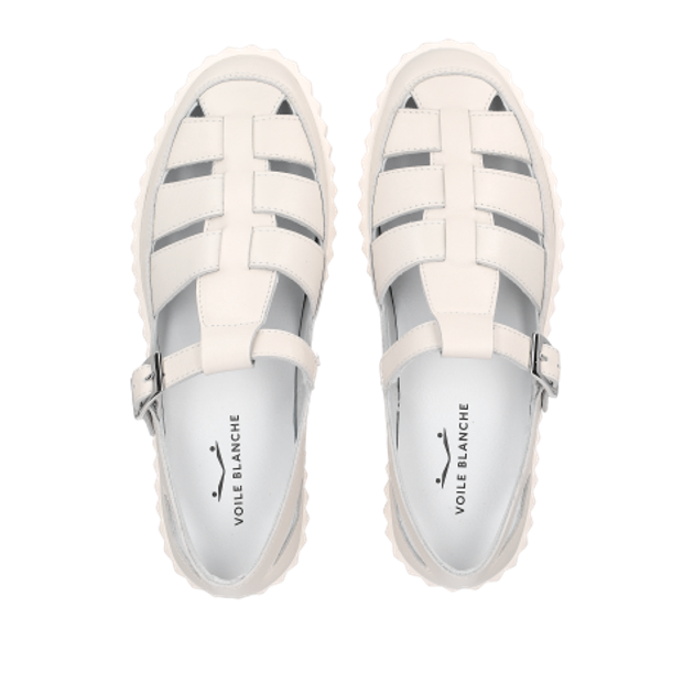 Voile Blanche SPIDY sandals in white