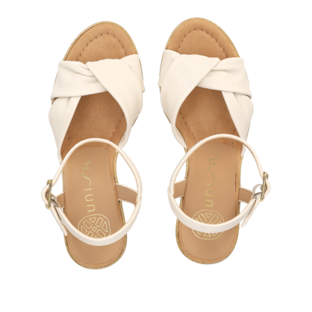 Unisa RAMIRO_NTO IVORY Sandaletten in weiß