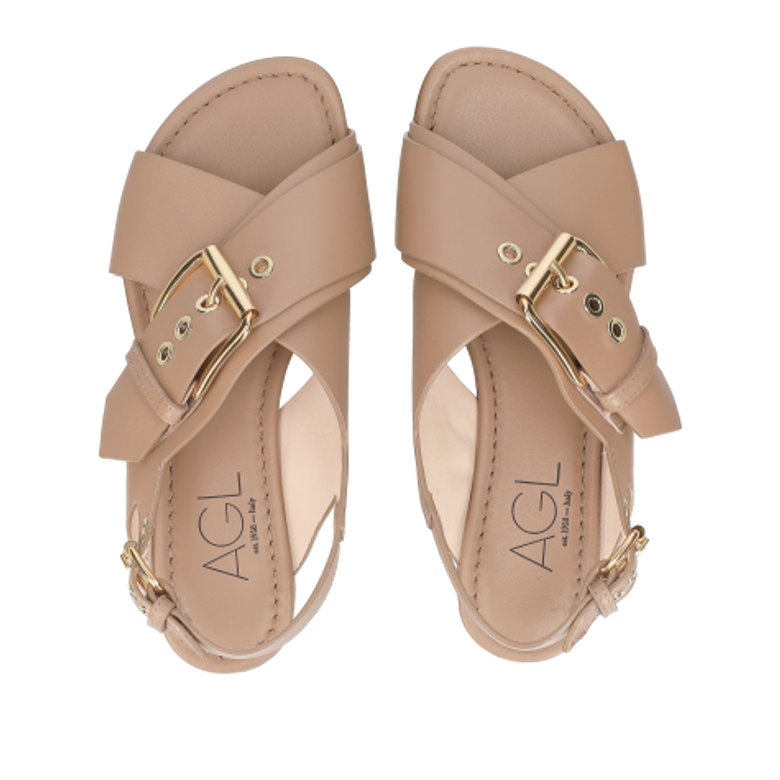 AGL SUMMER CRISS CROSS Sandaletten in braun