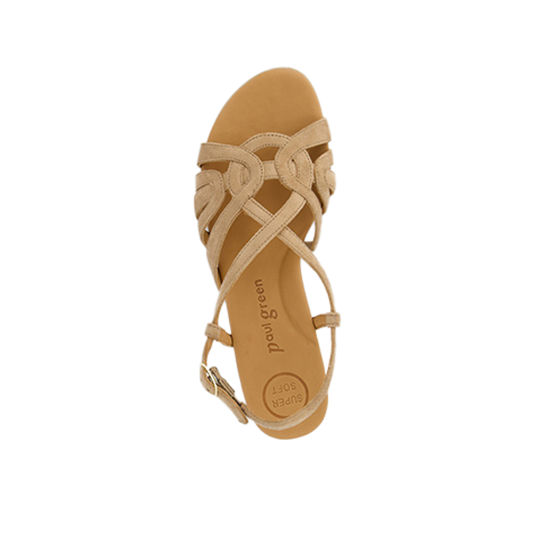 Paul Green 6147-017 sandals in beige