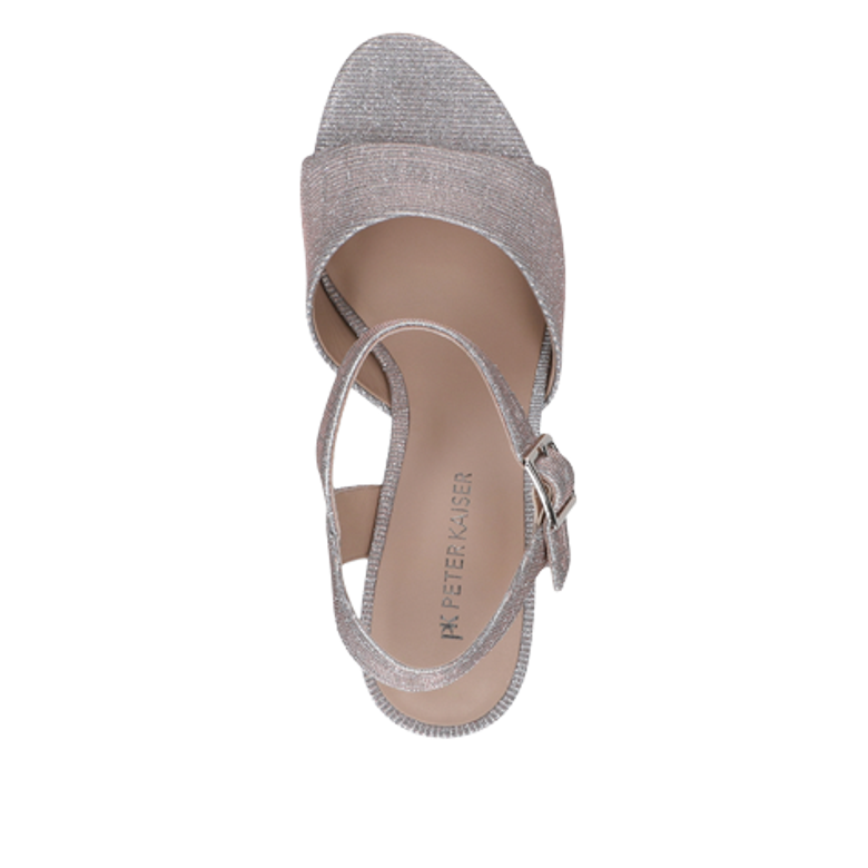 Peter Kaiser 78343 910 sandals in metallic