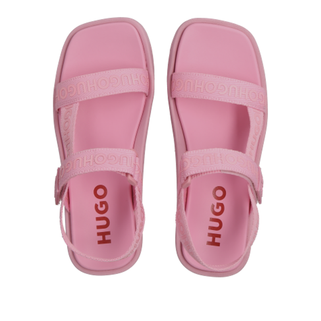 HUGO Emma_StrapSandal sandals in pink