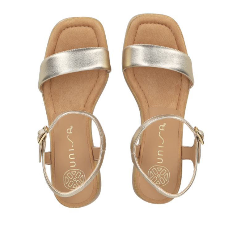Unisa IRITA_LMT_26_ PLATINO Sandaletten in gold