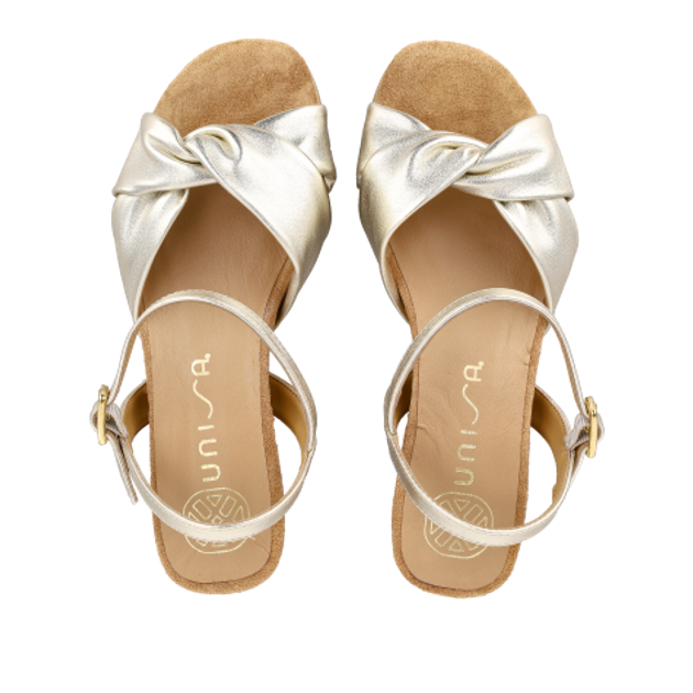 Unisa BADESI_LMT PLATINO Sandaletten in gold