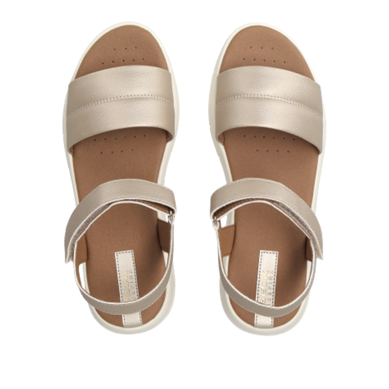 GEOX DANDRA sandals in gold