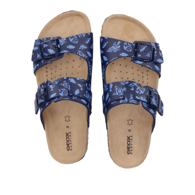 GEOX GHITA slippers in blue