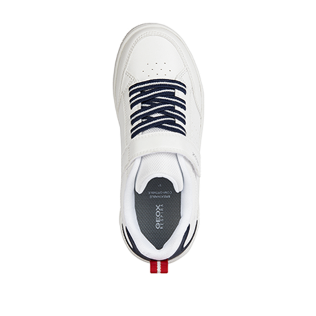 GEOX WASHIBA sneaker in white