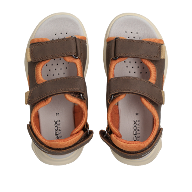 GEOX AIRADYUM sandals in brown