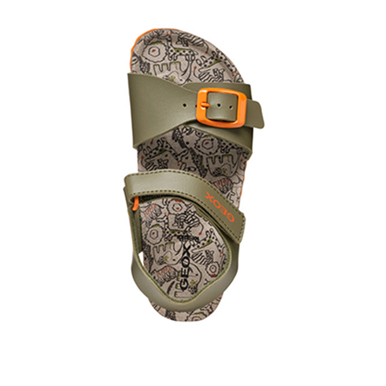 GEOX GHITA sandals in green