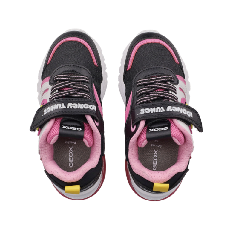 GEOX CIBERDRON Sneakers in Black