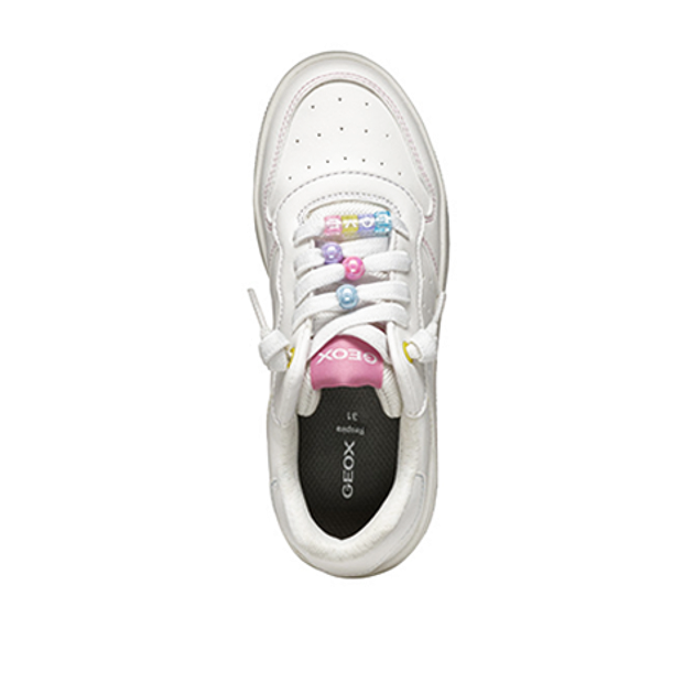 GEOX WASHIBA sneaker in white