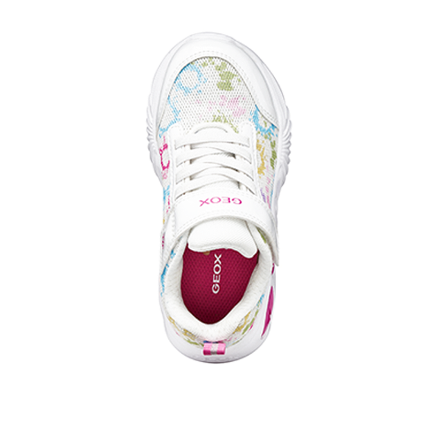 GEOX ASSISTER sneaker in white