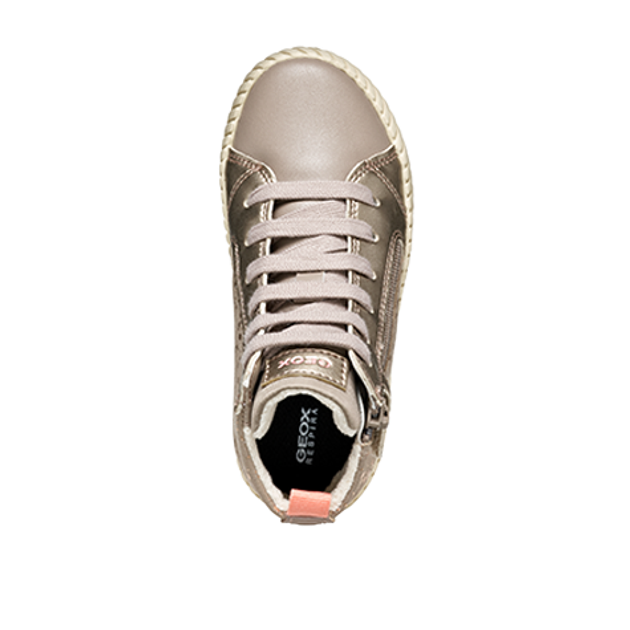 GEOX MIRROLESS sneaker in gold