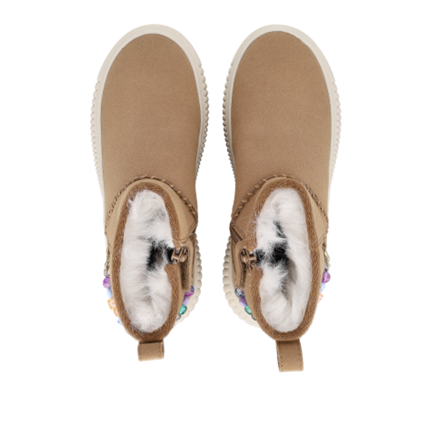 GEOX LAQUINNY Warm-Lined Shoes in Brown
