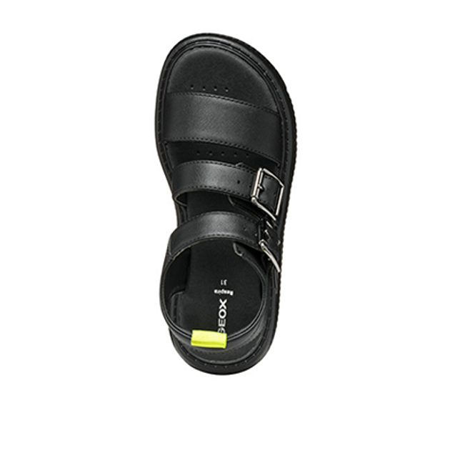 GEOX SANDAL KODETTE sandals in black