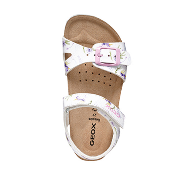 GEOX ADRIEL sandals in white