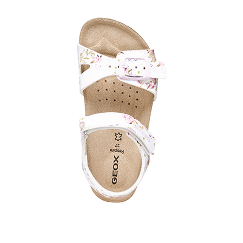 GEOX ADRIEL sandals in white