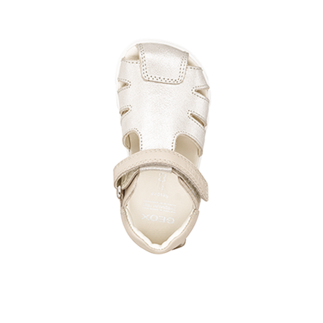 GEOX STEPPIEUP sandals in gold