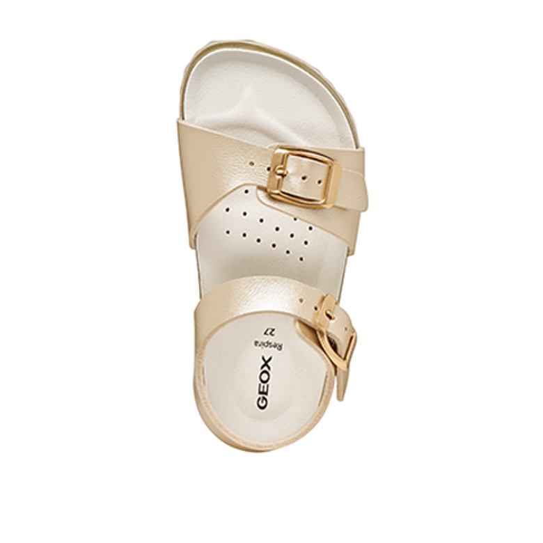 GEOX ADRIEL sandals in gold