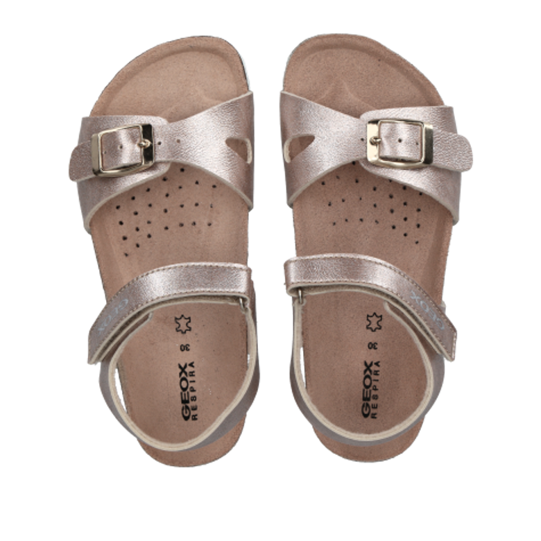 GEOX ADRIEL GIRL sandals in gold