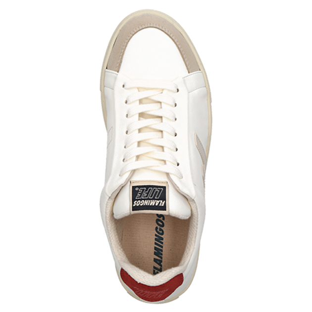 Flamingos' Life CLASSIC 70's OFF WHITE GRANA ECRU sneaker in white