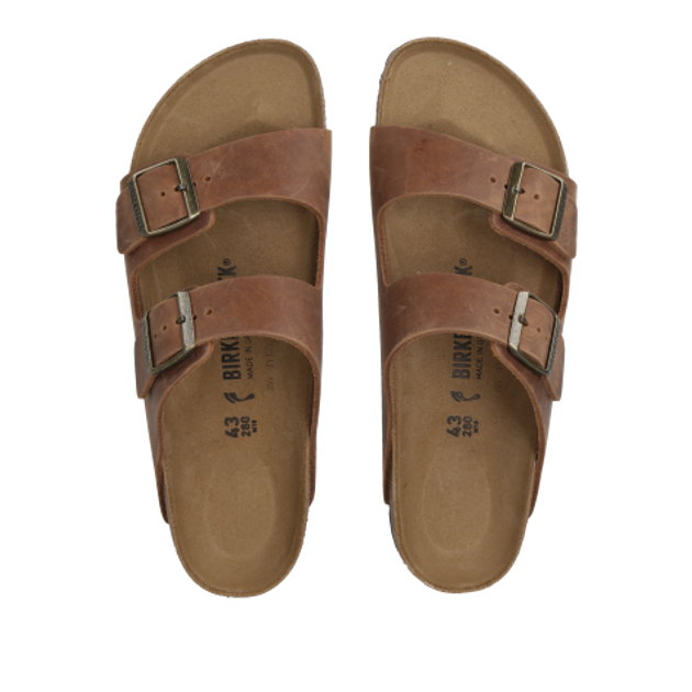 Birkenstock 1028401 ARIZONA slippers in brown