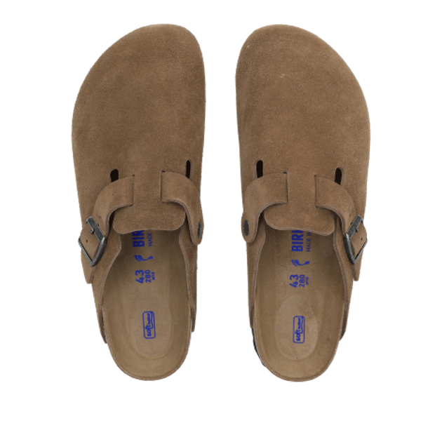 Birkenstock 1030861 BOSTON SOFT FOOTBED slippers in brown