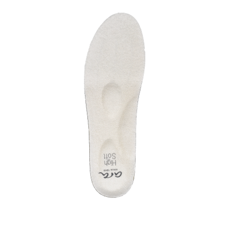 Ara 16-00001-61 Highsoft removable footbed shoe care in white