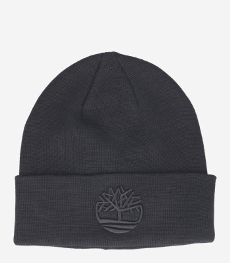 Timberland A2PJR Tonal 3D Embroidery Beanie BLACK Hats