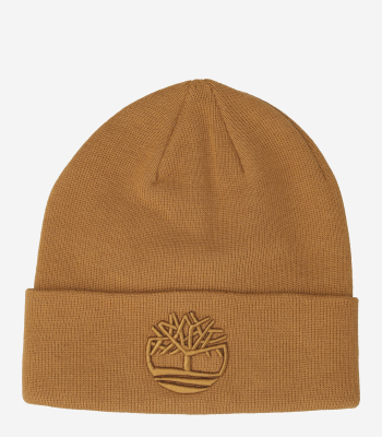 Timberland A2PJR Tonal 3D Embroidery Beanie WHEAT Hats & Scarfs in