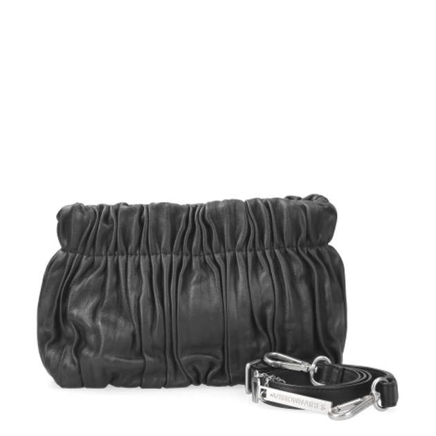 Les Visionnaires BLAIR PLEATED BLACK bags in black