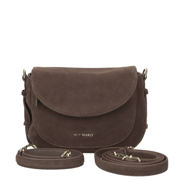 Hey Marly HM60-2525-S BIG SISTER SUEDE bags in brown