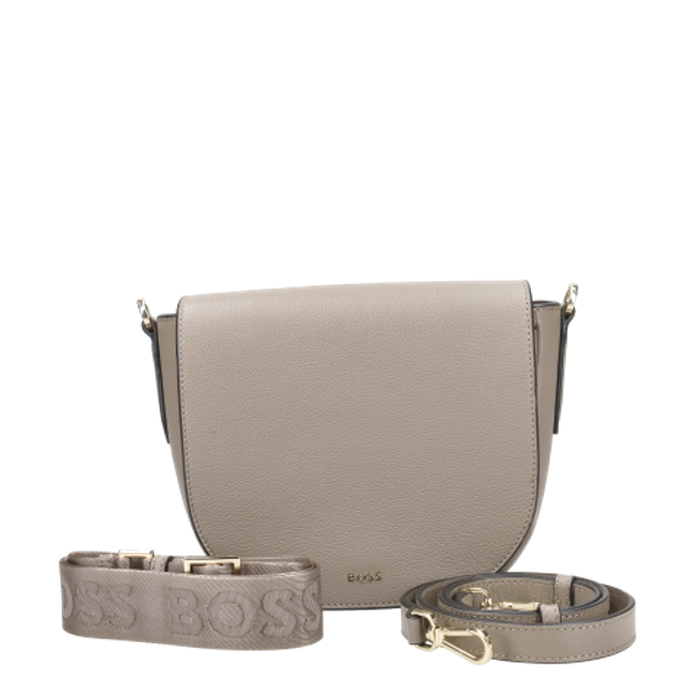 Boss Alyce Flap crossbody bags in gray