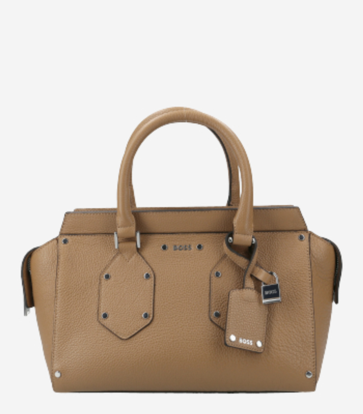 IVY TOTE BAG 40 IN BEIGE MIX WHITE MESH