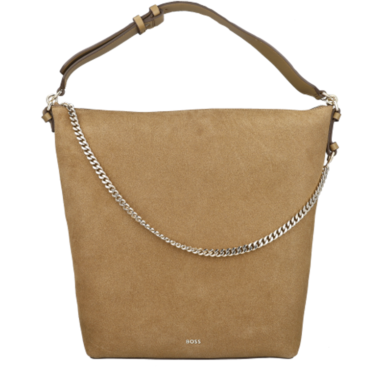 Boss Yelena Hobo Bags in Beige