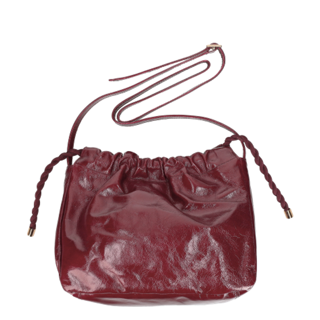 Unisa ZELARA_F25_VER BURDEOS bags in red