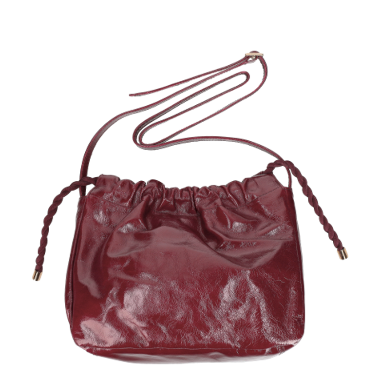 Unisa ZELARA_F25_VER BURDEOS bags in red