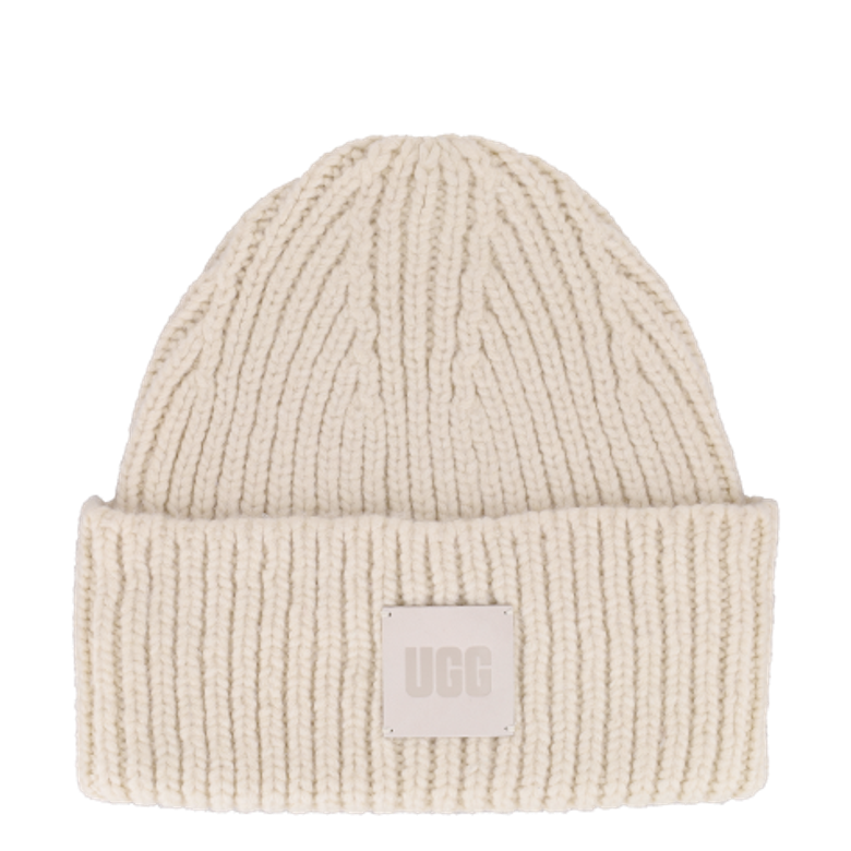 UGG 20061-CRM CHUNKY RIB BEANNIE Hats & Scarves in beige