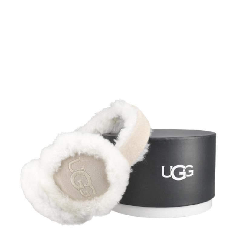 UGG 20955-SAN SHEEPSKIN EMBROIDERY EARMUFF Hats & Scarves in beige