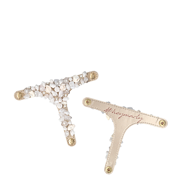 Hey Marly TOPPING MAJESTIC MOON shoe accessories in white