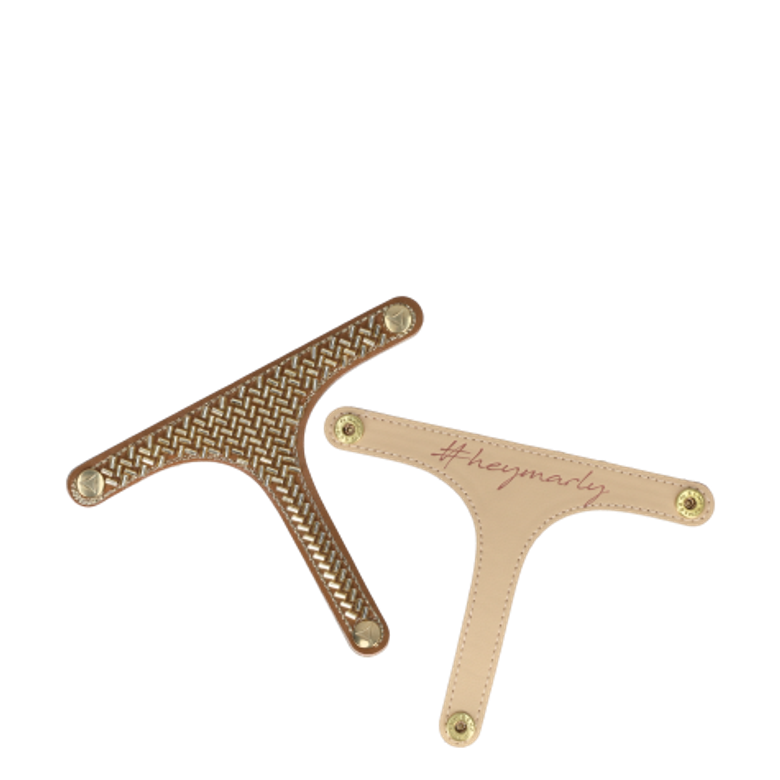 Hey Marly METALLIC BEADS TS shoe accessories in brown