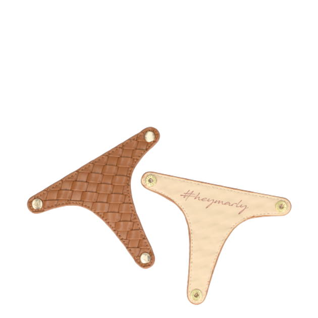 Hey Marly TOPPING URBAN TWIST shoe accessories in brown