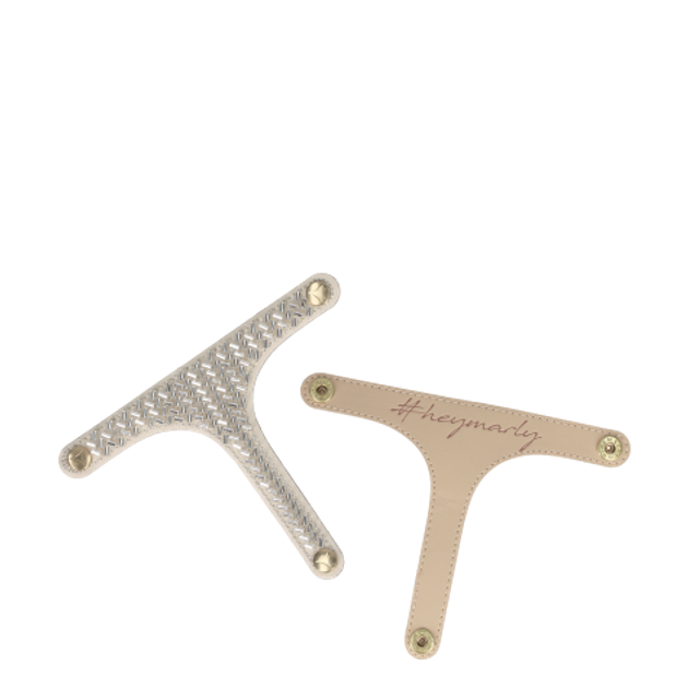 Hey Marly METALLIC BEADS shoe accessories in beige