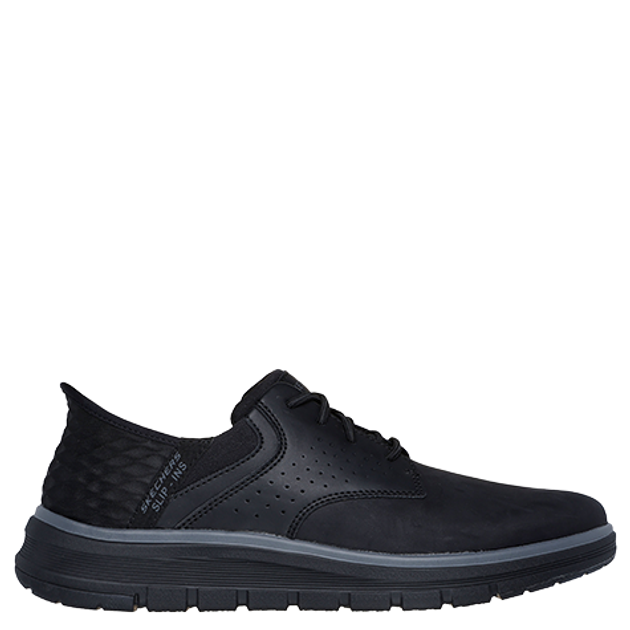Skechers 205249 BLK ORELL lace-up shoes in black