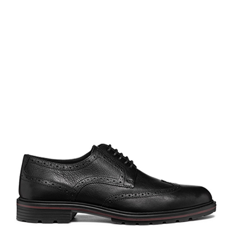 GEOX WALK PLEASURE lace-up shoes in black