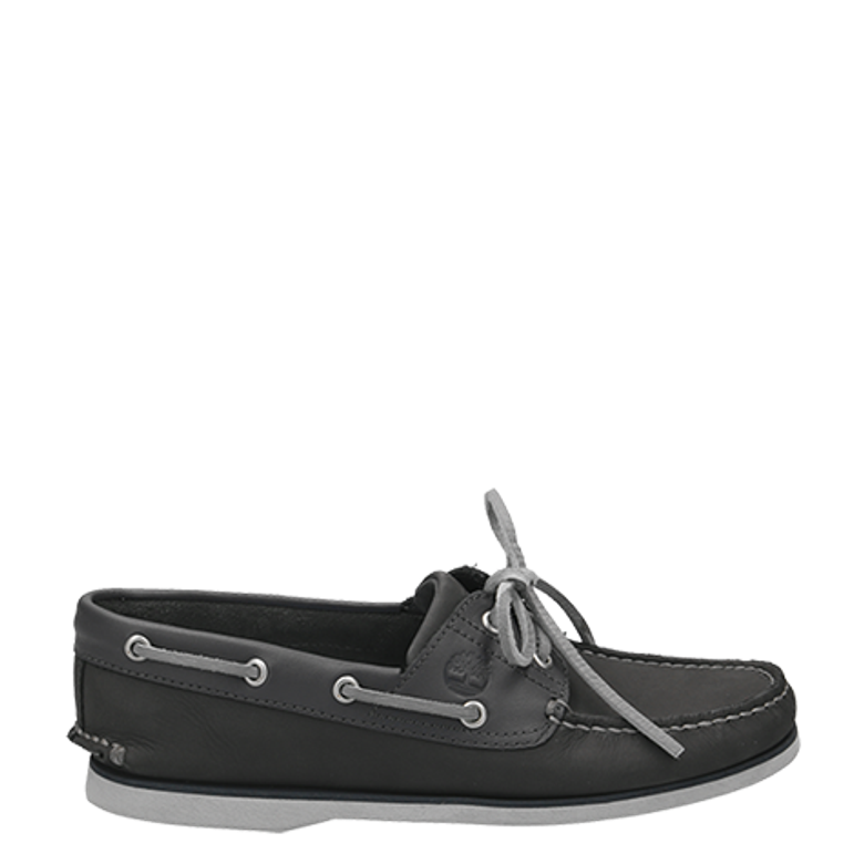 Timberland A5QWR Classic Boat 2 Eye Lace Up Shoes in Black