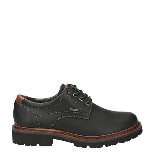 Sioux 38350 ADALRIK-703-TEX-H lace-up shoes in black
