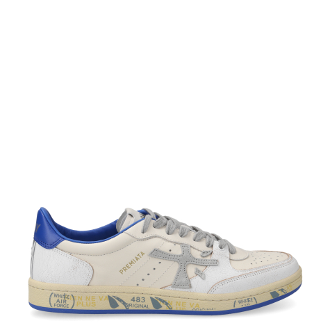 スニーカー PREMIATA Women Sneakers BSKTCLAD VAR 6780 WHITE BLUE White スニーカー PREMIATA Women Sneakers BSKTCLAD VAR 6780 WHITE