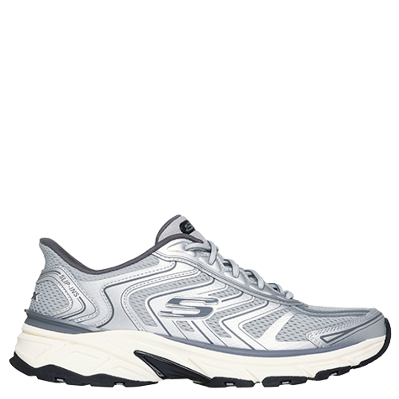 Skechers 233150 SLGY STAMINA sneaker in silver