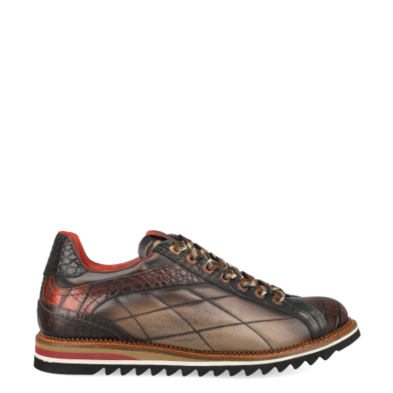Lorenzi 17860 MESSICO TESTA DI MORO Sneaker in braun